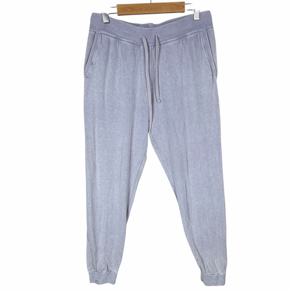 Barefoot Dreams Sunbleached Cotton Joggers Size Medium Soft Violet Japan Release